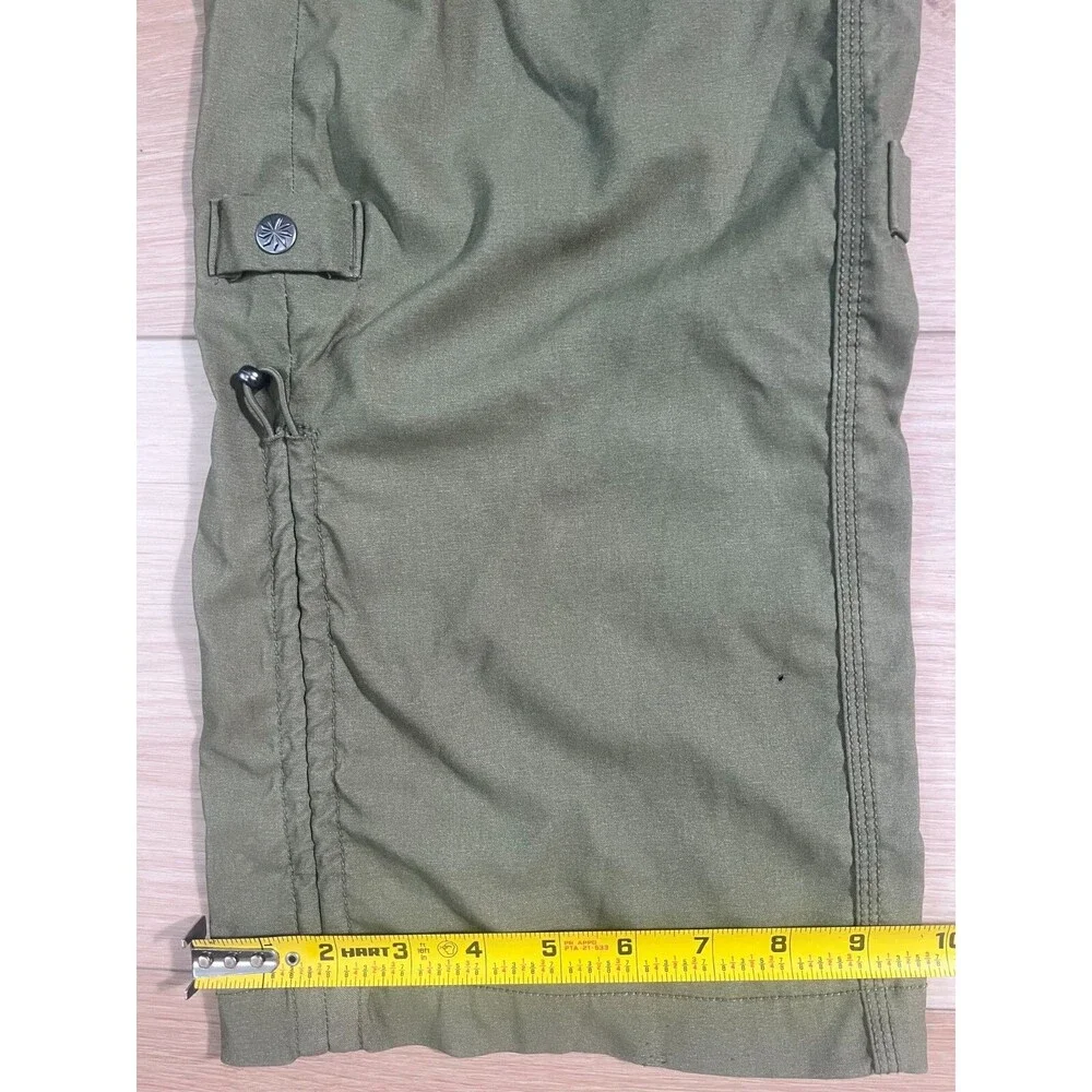 Athleta Women’s Green Iconic Slim Fit Ski Pants – Sleek & Snow-Ready L - Picture 8 of 13